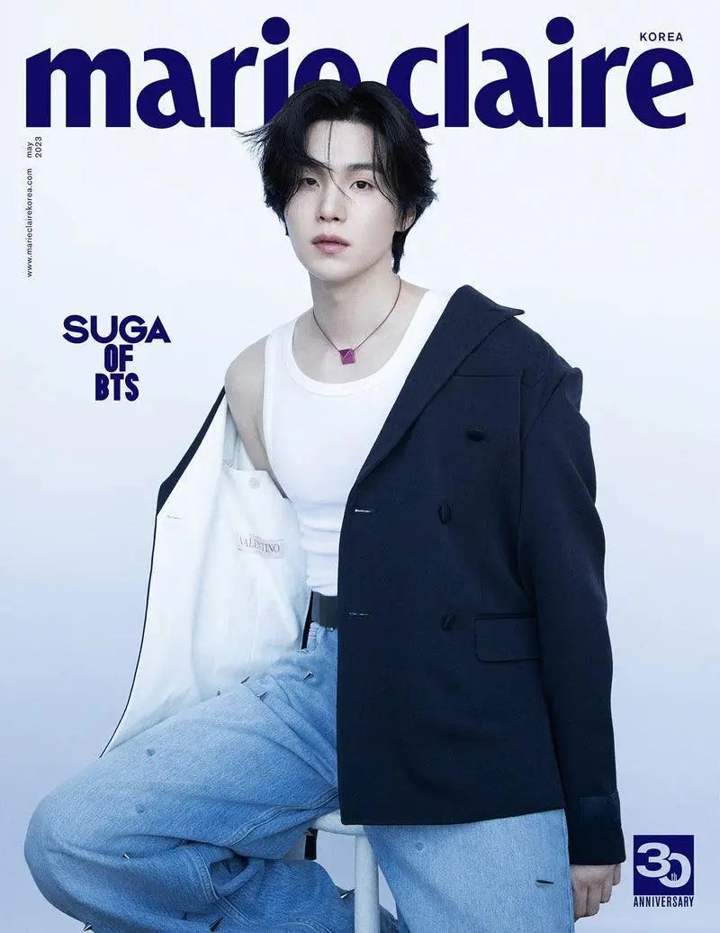 SUGA (BTS) - COVER MARIE CLAIRE - MAY 2023 - KAEPJJANG SHOP (캡짱 숍)