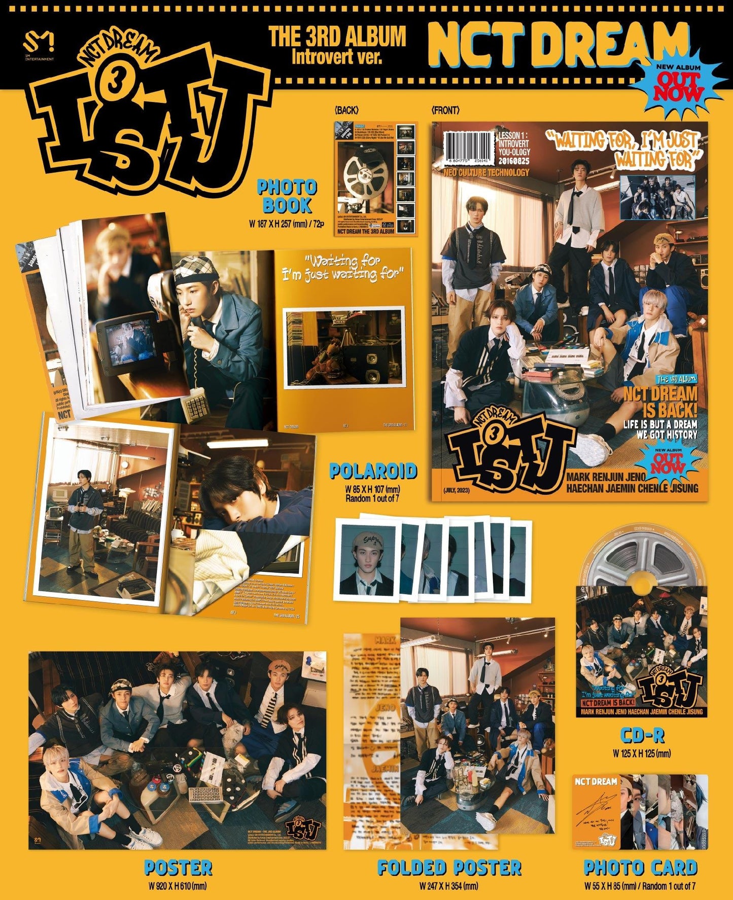 NCT DREAM - The Album Vol.3 [ISTJ] (Photobook Ver.) - KAEPJJANG SHOP (캡짱 숍)